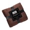Hastings Home Velvet Throw - Oversized Microfiber Velvet Solid Polyester Throw Blanket - Breathable (Mocha Brown) 160454CRG - alternate 3